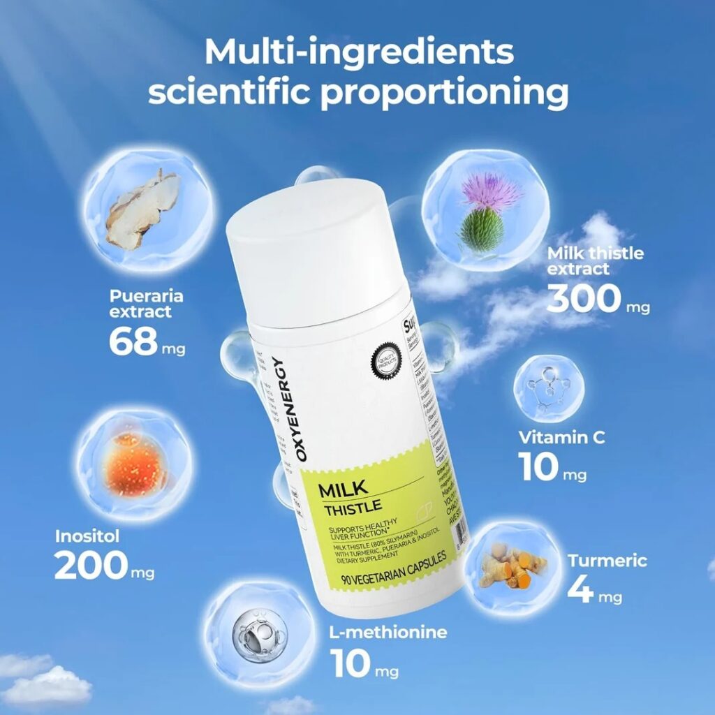 Oxyenergy Milk Thistle 300mg