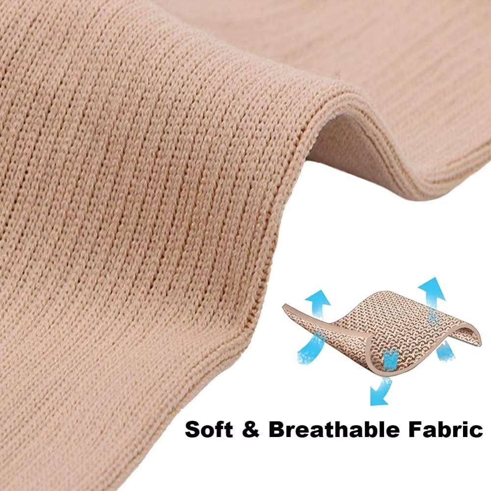 Zipper Pressure Compression Socks – Open Toe, Easy-Zip Design, Graduated Support