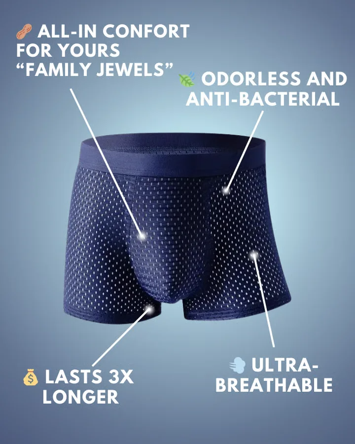 Men's Summer Modal Boxer Shorts (4-Pack)